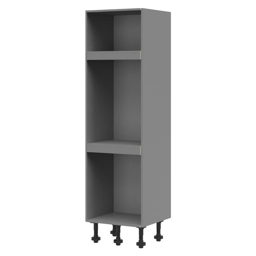 Slate Grey Handleless 600mm Appliance Tower Cabinet