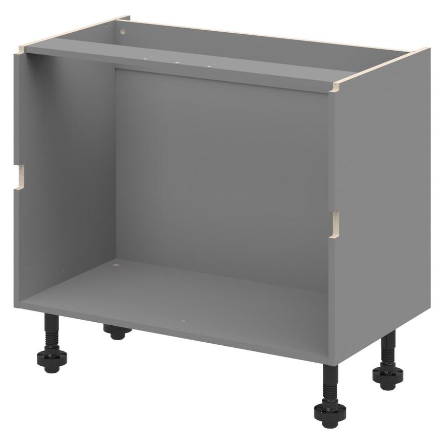 Slate Grey Handleless 1000mm Drawer Base Cabinet