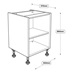 500mm Hi-Line Base Cabinet Line Drawing