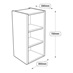 350mm Full Height Wall Cabinet Line Drawing
