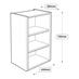 450mm Full Height Wall Cabinet Line Drawing