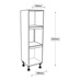 600mm Appliance Tower Cabinet Line Drawing