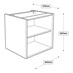 600mm Standard Base Cabinet Line Drawing