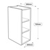 200 x 390mm Full Height Wall Cabinet Line Drawing