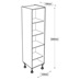 Tall 400 Larder Cabinet Line Drawing