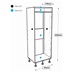 750 Tall Fridge Freezer Cabinet Line Drawing