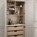 Natural Oak 1000mm Larder Top Cabinet