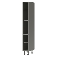 Croft Grey Handleless 300 Tall Larder Tower Cabinet