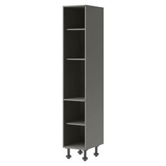 Croft Grey Handleless 400 Tall Larder Tower Cabinet