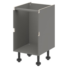 Croft Grey 750mm x 500mm x 575mm Ready Assembled Handleless Drawer Base Cabinet