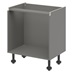 Croft Grey 750mm x 800mm x 575mm Ready Assembled Handleless Single Cut Out Drawer Base Cabinet