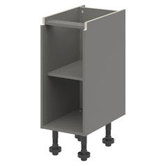 Croft Grey 750mm x 350mm x 575mm Ready Assembled Handleless Base Cabinet