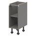 Croft Grey 750mm x 350mm x 575mm Ready Assembled Handleless Base Cabinet