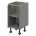 Croft Grey 750mm x 450mm x 575mm Ready Assembled Handleless Base Cabinet