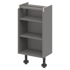 Croft Grey 750mm x 450mm x 290mm Ready Assembled Handleless Base Cabinet