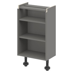 Croft Grey 750mm x 500mm x 290mm Ready Assembled Handleless Base Cabinet