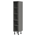 Croft Grey 1942mm x 400mm x 575mm Ready Assembled Handleless Larder Tower Cabinet