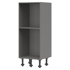 Croft Grey 1341mm x 600mm x 575mm Ready Assembled Handleless Appliance Tower Cabinet