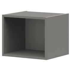 Croft Grey 360mm x 450mm x 390mm Ready Assembled Wall Cabinet