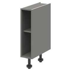 Croft Grey 720mm x 200mm x 575mm Ready Assembled Base Cabinet