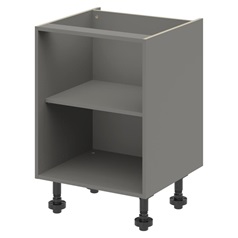 Croft Grey 720mm x 600mm x 575mm Ready Assembled Base Cabinet