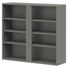 Croft Grey 900mm x 1000mm x 290mm Ready Assembled Wall Cabinet