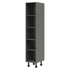 Croft Grey 1942mm x 400mm x 575mm Ready Assembled Larder Tower Cabinet