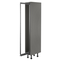 Croft Grey 300mm Ready Assembled Pre-Fitted Frame Only Pull Out Larder Cabinet