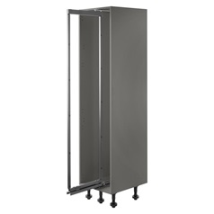 Croft Grey 500mm Ready Assembled Pre-Fitted Frame Only Pull Out Larder Cabinet