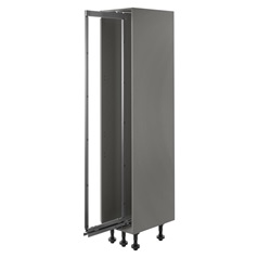 Croft Grey 400mm Ready Assembled Pre-Fitted Frame Only Pull Out Larder Cabinet