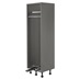 Croft Grey 600mm Ready Assembled Pre-Fitted Frame Only Swing Out Larder Cabinet