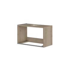 Natural Oak 360mm x 600mm x 290mm Ready Assembled Canopy Cooker Hood Wall Cabinet