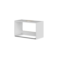 White 360mm x 600mm x 290mm Ready Assembled Canopy Cooker Hood Wall Cabinet