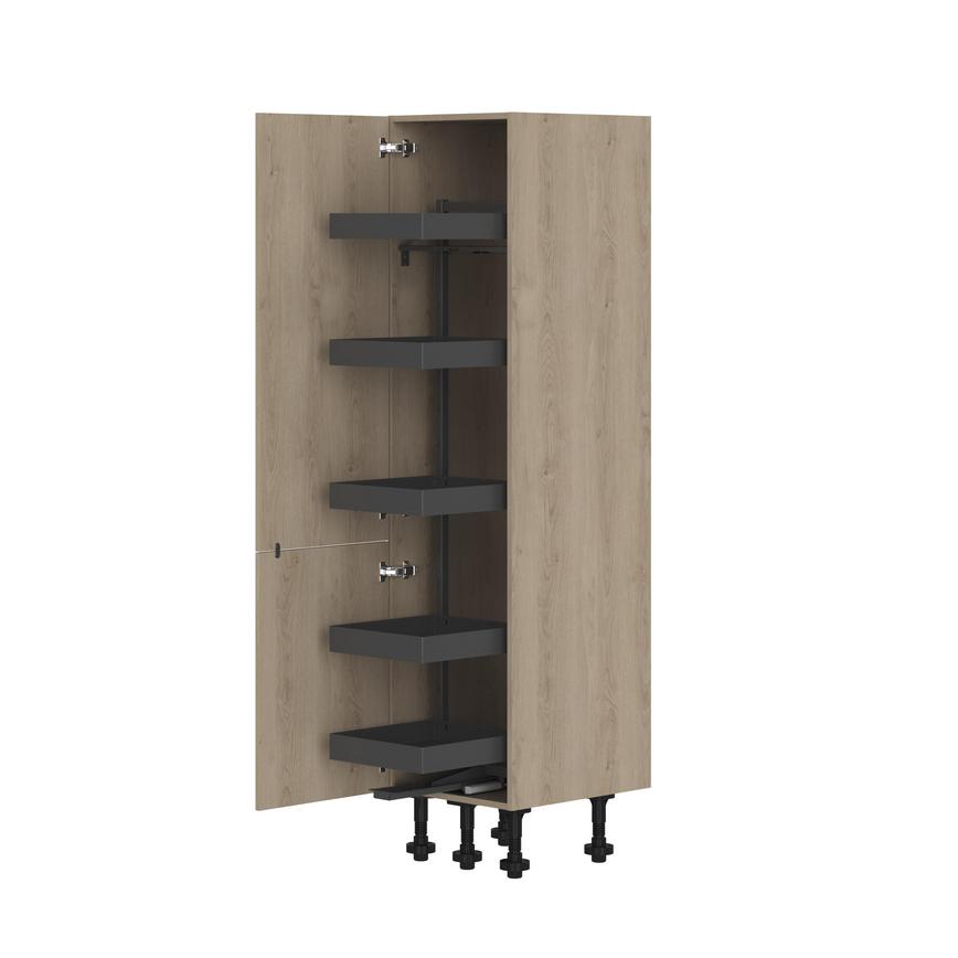 500mm - Swing Forward Larder - Natural Oak 