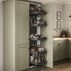 500mm - Swing Forward Larder - White