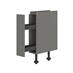200mm - Pull Out Base Unit - Croft Grey Handleless