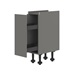 300mm - Pull Out Base Unit - Croft Grey Handleless