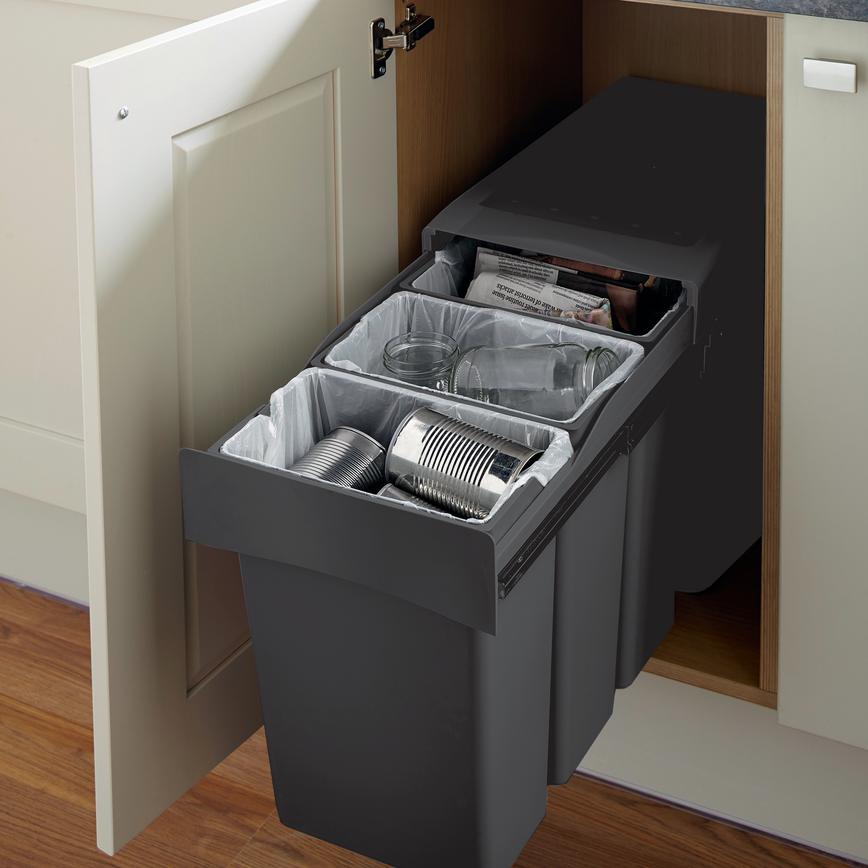 30L Pull-Out Recycling Bin