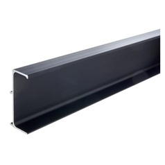 Black Handleless 3m Worktop Profile
