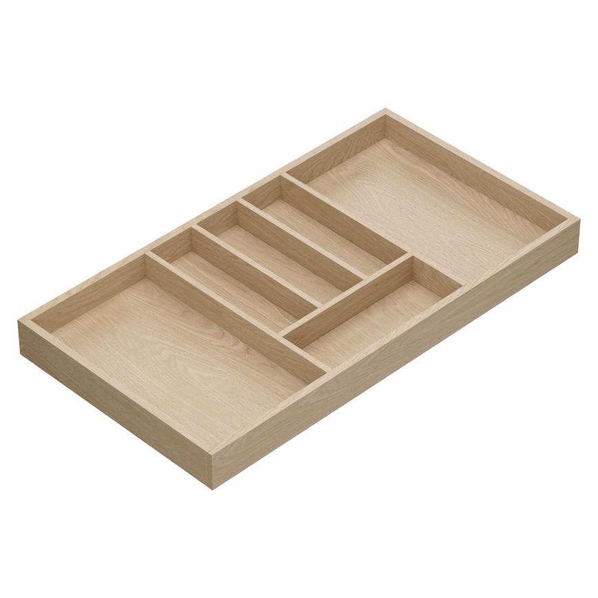 Timber internal shallow cutlery drawer