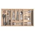 800m Classic Oak Cutlery Tray
