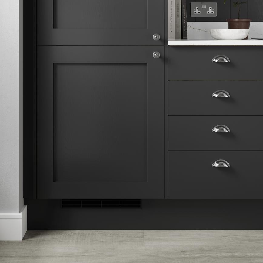 Dark Grey Plinth Vent