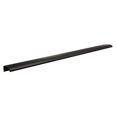 Brushed Black Curved Profile Handle 580mm