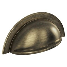 Aged Brass Effect Cup Handle cutout