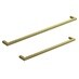 Mertic Brushed Brass Thin Square D