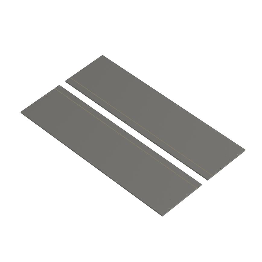 Croft Grey Handleless 750 Tall Fridge Freezer Tower Cabinet