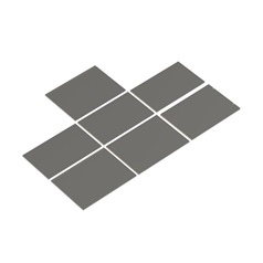 Croft Grey 750 Tall Larder Twr Cabinet Pack 2