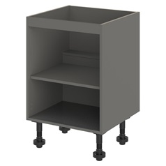 Croft Grey 720mm x 600mm x 575mm Ready Assembled Sink Base Cabinet