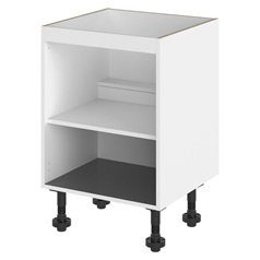 White 720mm x 600mm x 575mm Ready Assembled Sink Base Cabinet