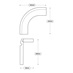 Elmbridge Decorative Curved Plinth (XX9A) Line Drawing